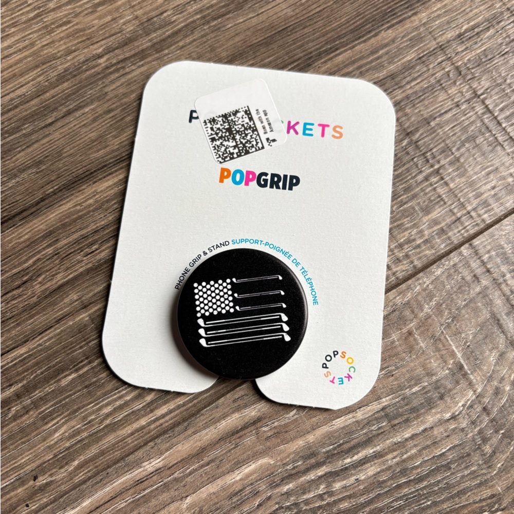 Popsocket for phones with golf images in American Flag NWT popgrip